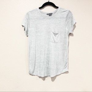 Vince Crewneck Pocket Knit Short Sleeve T-Shirt